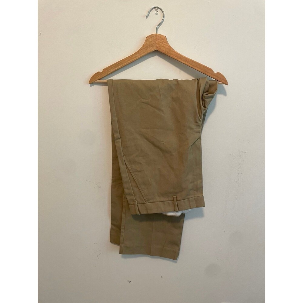 Edwards Men's Beige Twill Work Uniform Pants 36x30 Polyester/Cotton 2510-015